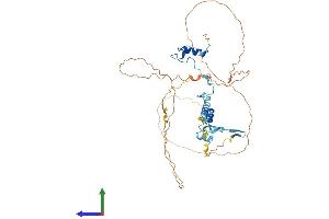 AlphaFold protein structure predicition of Human Recombinant GPATCH4 Protein, UniprotID Q5T3I0