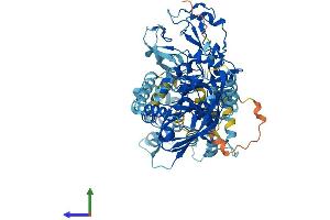 AlphaFold protein structure predicition of Human Recombinant DGKA Protein, UniprotID P23743