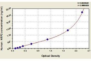Typical standard curve (NRP2 Kit ELISA)