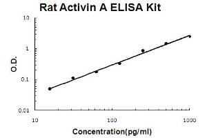 Rat Activin A Accusignal ELISA Kit Rat Activin A AccuSignal ELISA Kit standard curve.