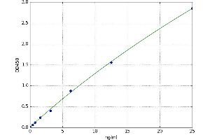 A typical standard curve
