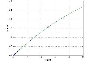 A typical standard curve