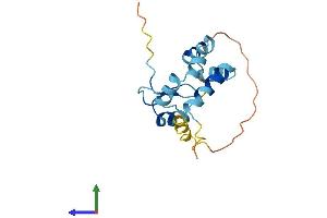 AlphaFold protein structure predicition of Human Recombinant ZNHIT3 Protein, UniprotID Q15649