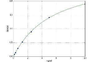 A typical standard curve (AMELX Kit ELISA)