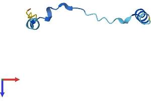 AlphaFold protein structure predicition of Mouse Recombinant Tmsb4x Protein, UniprotID P20065