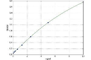 A typical standard curve (LHCGR Kit ELISA)