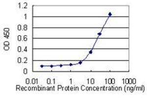 Detection limit for recombinant GST tagged REEP5 is 1 ng/ml as a capture antibody.