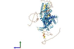 AlphaFold protein structure predicition of Mouse Recombinant Trpv4 Protein, UniprotID Q9EPK8