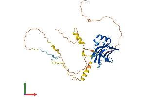 AlphaFold protein structure predicition of Mouse Recombinant Ppp1r3c Protein, UniprotID Q7TMB3