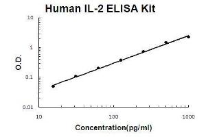 Human IL-2 PicoKine ELISA Kit standard curve (IL-2 Kit ELISA)