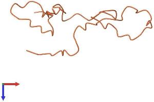 AlphaFold protein structure predicition of Human Recombinant KRTAP7-1 Protein, UniprotID Q8IUC3