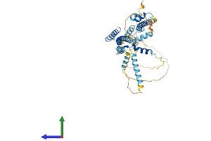 AlphaFold protein structure predicition of Human Recombinant TADA3 Protein, UniprotID O75528