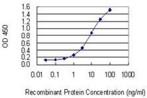 Detection limit for recombinant GST tagged CD84 is 0. (CD84 anticorps  (AA 22-121))