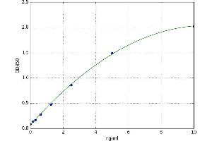 A typical standard curve