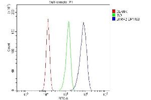 Flow Cytometry analysis of CACO-2 cells using anti-SFRP2 antibody (ABIN7603133).