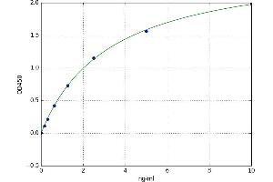 A typical standard curve