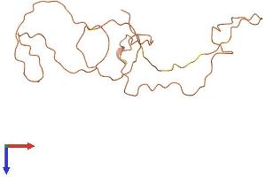 AlphaFold protein structure predicition of Human Recombinant KRTAP5-2 Protein, UniprotID Q701N4