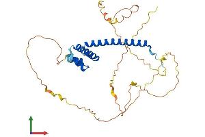 AlphaFold protein structure predicition of Mouse Recombinant Neurod4 Protein, UniprotID O09105
