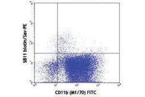 Flow Cytometry (FACS) image for anti-Interleukin 3 Receptor, alpha (IL3RA) antibody (Biotin) (ABIN2660932) (IL3RA anticorps  (Biotin))