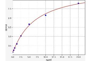 Typical standard curve (ZNF335 Kit ELISA)