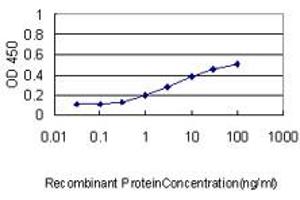 Detection limit for recombinant GST tagged ATP7B is approximately 0.