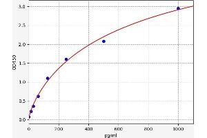 Typical standard curve (Nestin Kit ELISA)