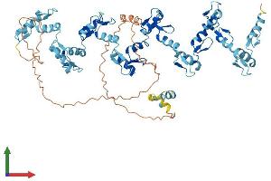 AlphaFold protein structure predicition of Human Recombinant ZNF23 Protein, UniprotID P17027
