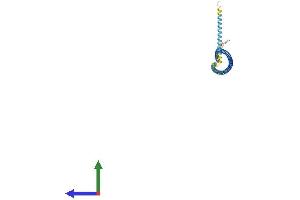 AlphaFold protein structure predicition of Mouse Recombinant Ccdc89 Protein, UniprotID Q9DA73