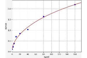 Typical standard curve (NPR2 Kit ELISA)