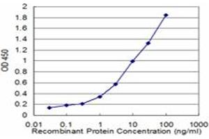 Detection limit for recombinant GST tagged CNR1 is approximately 0.