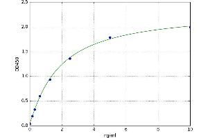 A typical standard curve