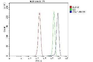 Flow Cytometry analysis of ANA-1 cells using anti-Cdk2 antibody (ABIN7602522). (CDK2 anticorps  (AA 81-298))