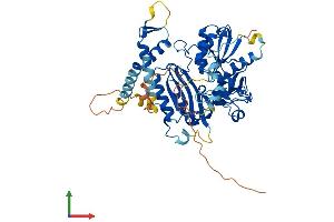 AlphaFold protein structure predicition of Mouse Recombinant Tstd2 Protein, UniprotID Q3U269
