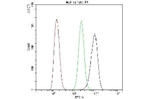 Flow Cytometry analysis of A431 cells using anti-Cytochrome C antibody (ABIN5693008). (Cytochrome C anticorps  (AA 2-105))