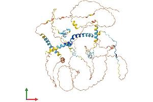 AlphaFold protein structure predicition of Mouse Recombinant Ppp1r15b Protein, UniprotID Q8BFW3