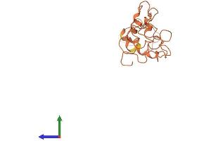AlphaFold protein structure predicition of Human Recombinant KRTAP4-4 Protein, UniprotID Q9BYR3