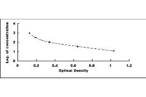 Typical standard curve