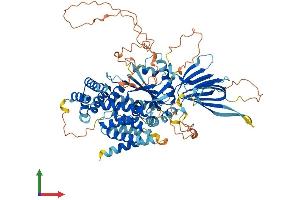 AlphaFold protein structure predicition of Mouse Recombinant Pik3r6 Protein, UniprotID Q3U6Q4