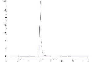 The purity of Biotinylated Human Semaphorin 4D is greater than 95 % as determined by SEC-HPLC.