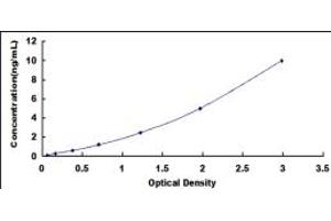 Typical standard curve