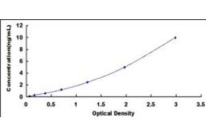 Typical standard curve (TAS1R2 Kit ELISA)