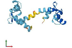 AlphaFold protein structure predicition of Human Recombinant CALML3 Protein, UniprotID P27482