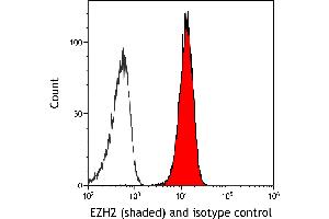 Flow Cytometry (FACS) image for anti-Enhancer of Zeste Homolog 2 (EZH2) (AA 1-154) antibody (ABIN7795766) (Recombinant EZH2 anticorps  (AA 1-154))