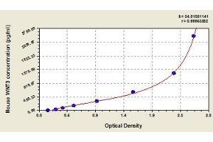 Typical standard curve (WNT3 Kit ELISA)