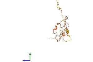 AlphaFold protein structure predicition of Mouse Recombinant Smcp Protein, UniprotID P15265