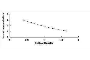 Typical standard curve