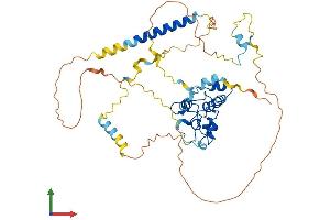 AlphaFold protein structure predicition of Mouse Recombinant Cdca7l Protein, UniprotID Q922M5