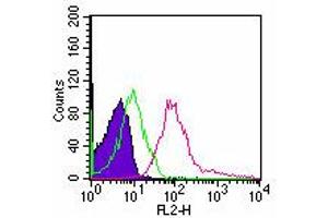 TLR5 Flow Cytometry Flow Cytometry of Mouse Anti-TLR5 antibody. (TLR5 anticorps)