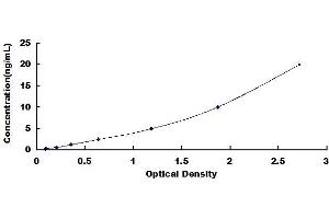 Typical standard curve (GRP94 Kit ELISA)