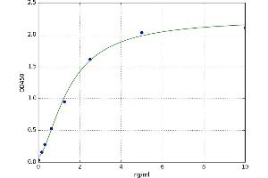 A typical standard curve
